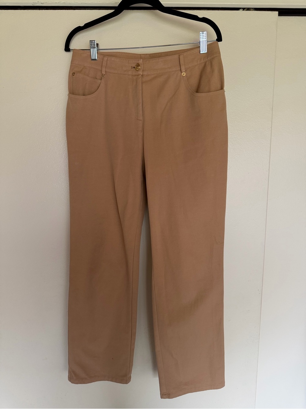 St. John Tan Tailored Trousers